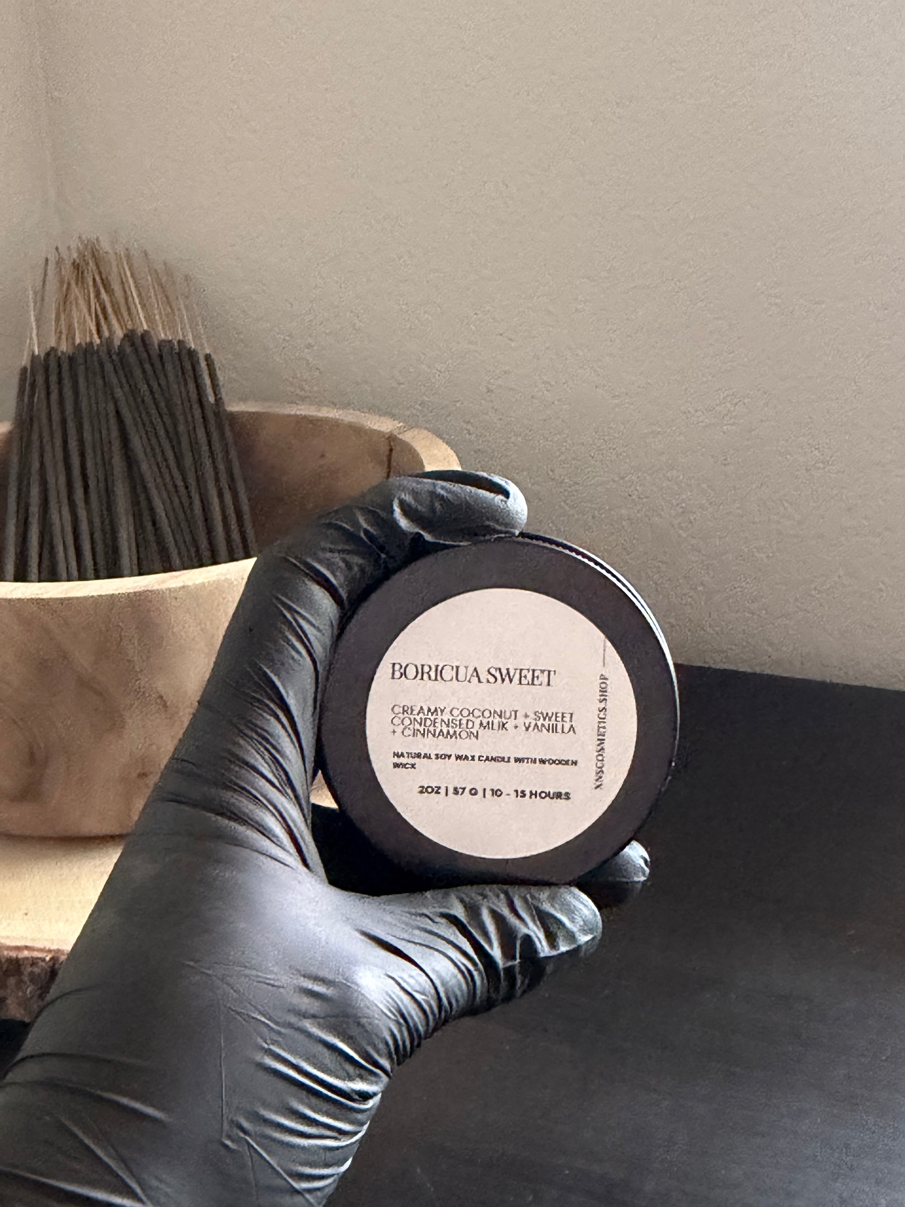 BORICUA SWEET TRAVEL TIN CANDLE