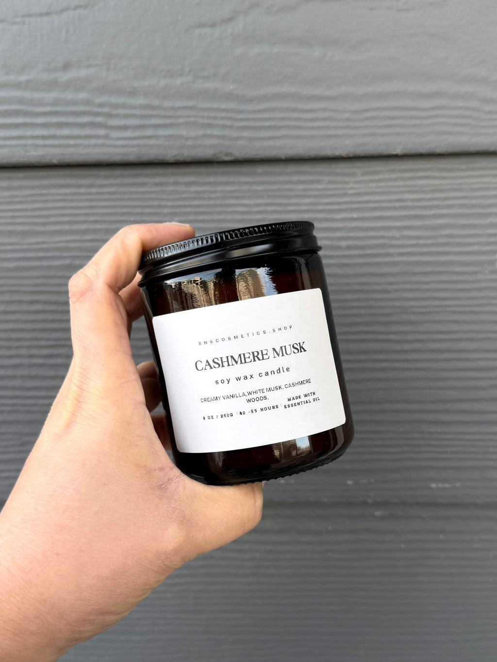 CASHMERE MUSK SOY WAX CANDLE