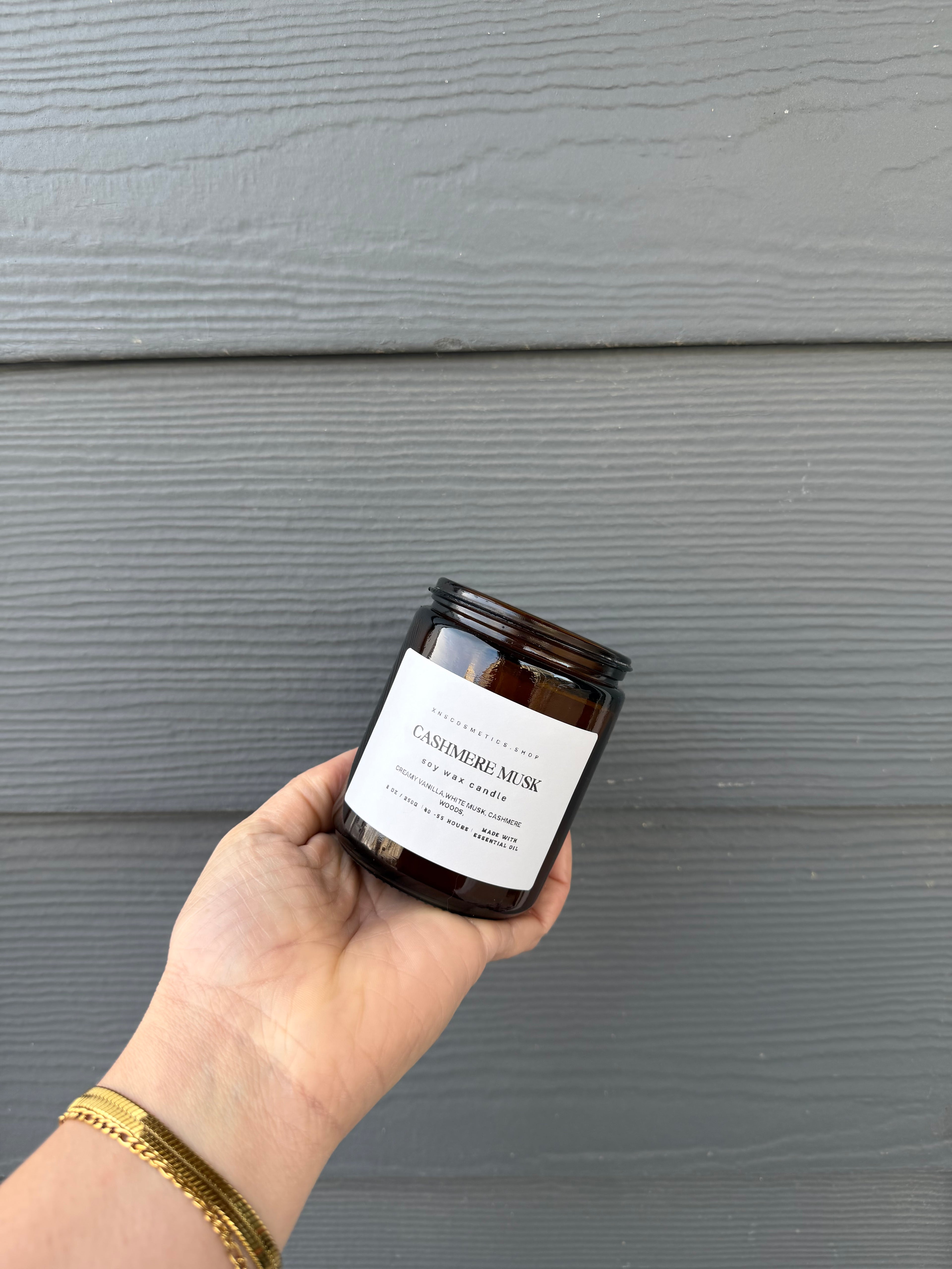 CASHMERE MUSK SOY WAX CANDLE