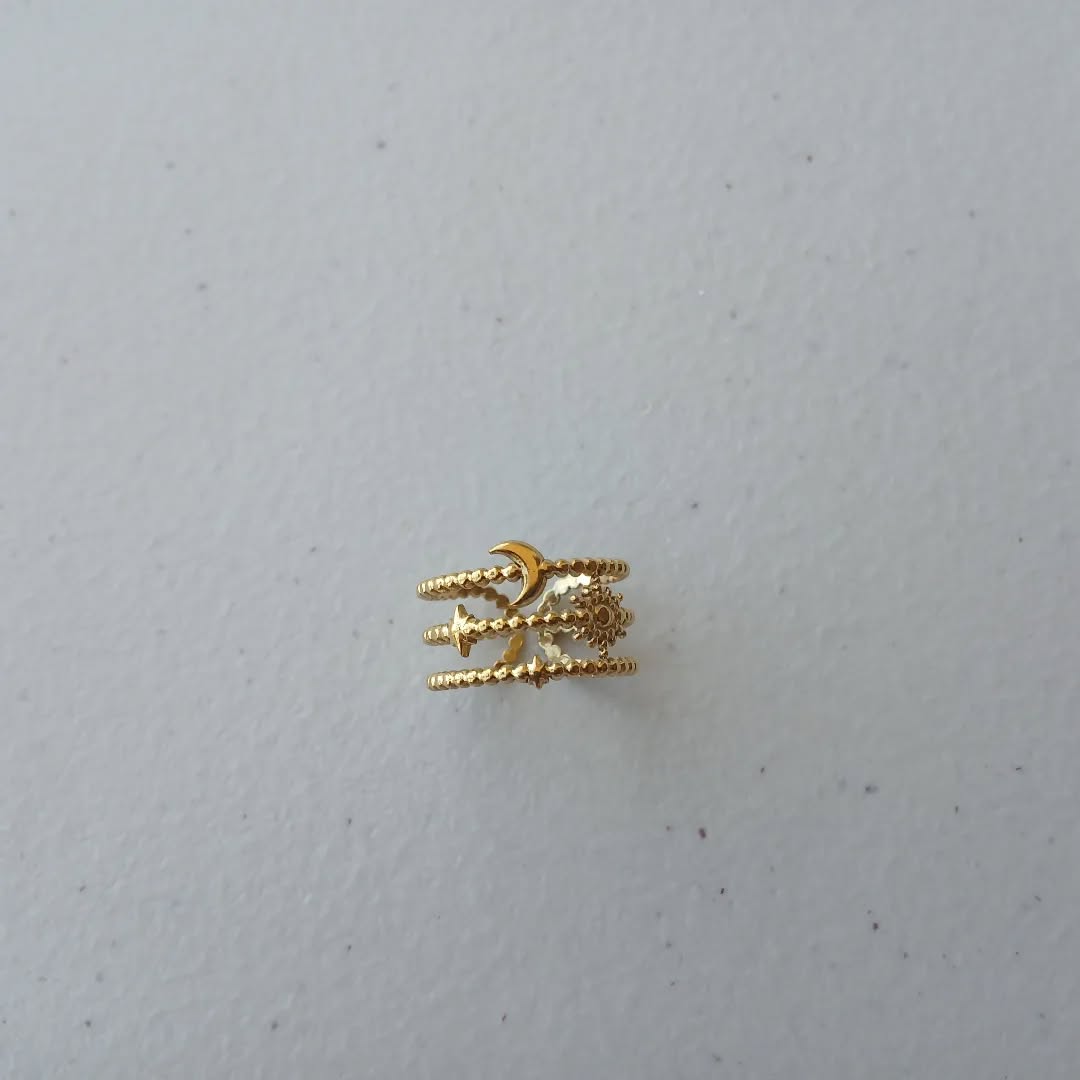 STAR-MOON RING