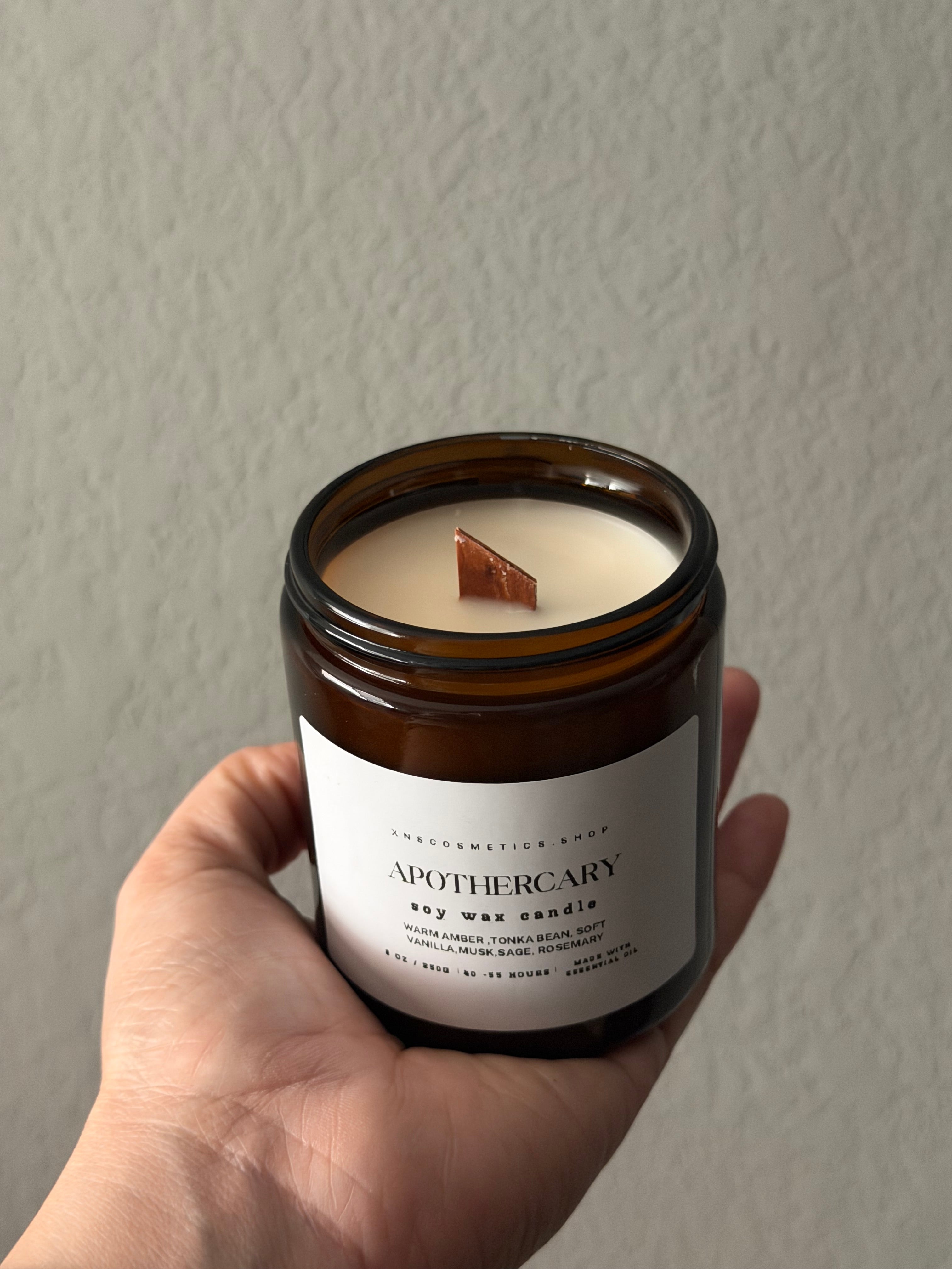 APOTHECARY SOY WAX CANDLE