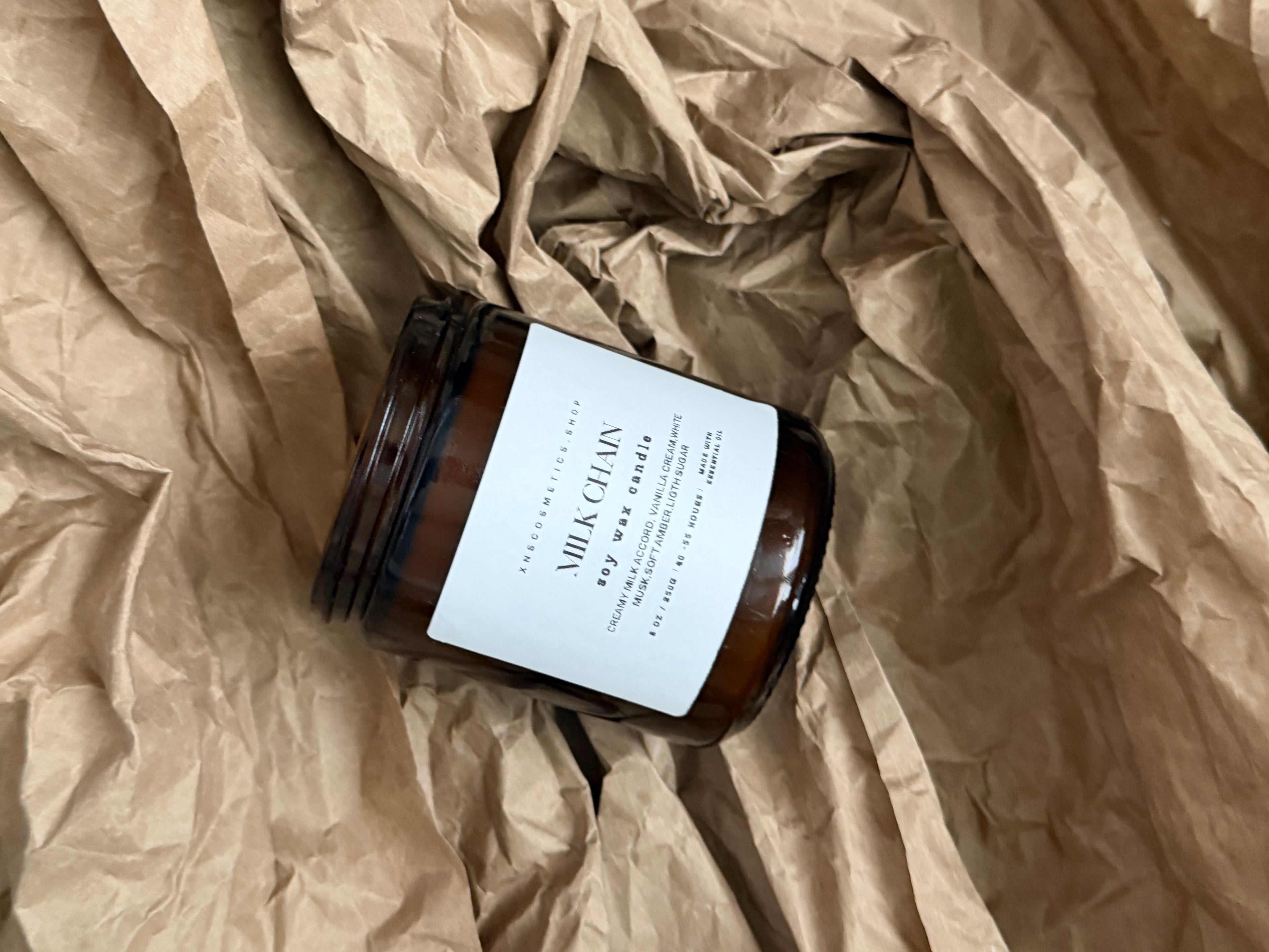 MILK CHAIN SOY WAX CANDLE