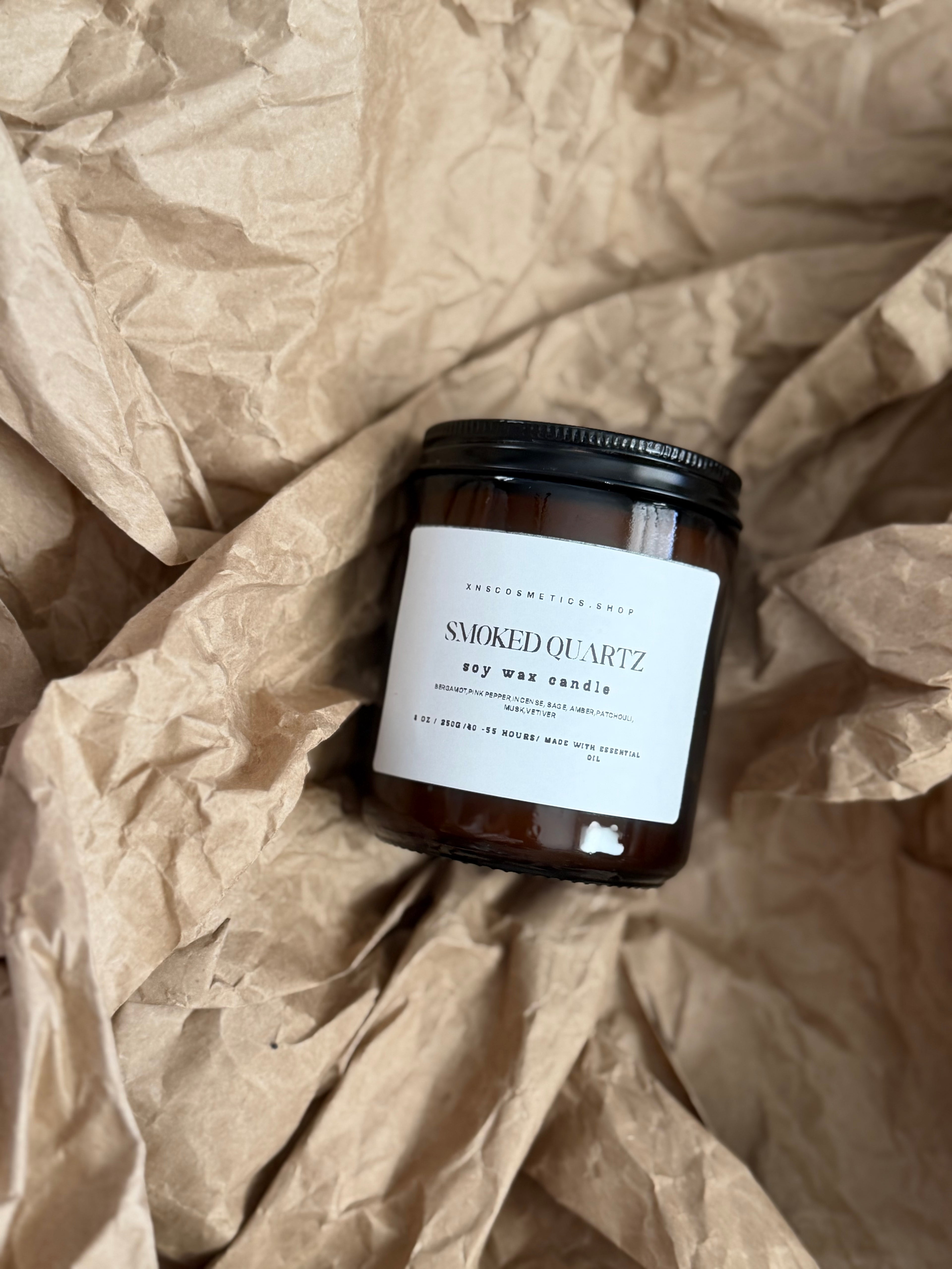 SMOKED QUARTZ SOY WAX CANDLE