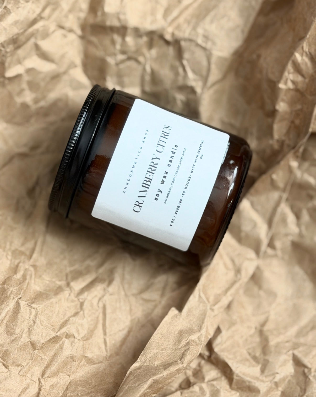 CRAMBERRY CITRUS SOY WAX CANDLE