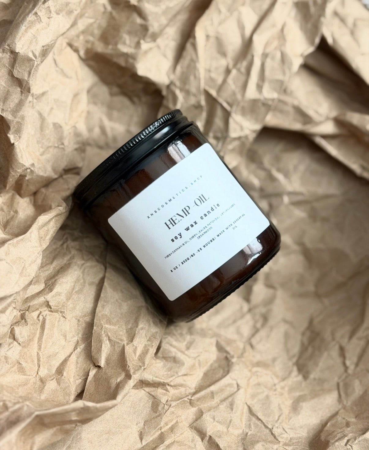 FRESH HEMP - OIL SOY WAX CANDLE