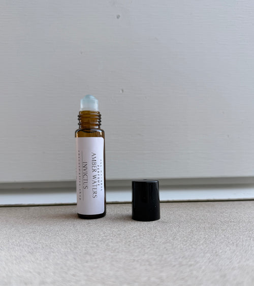 AMBER WATERS IVICTUS PERFUME OIL ROLL -  ON