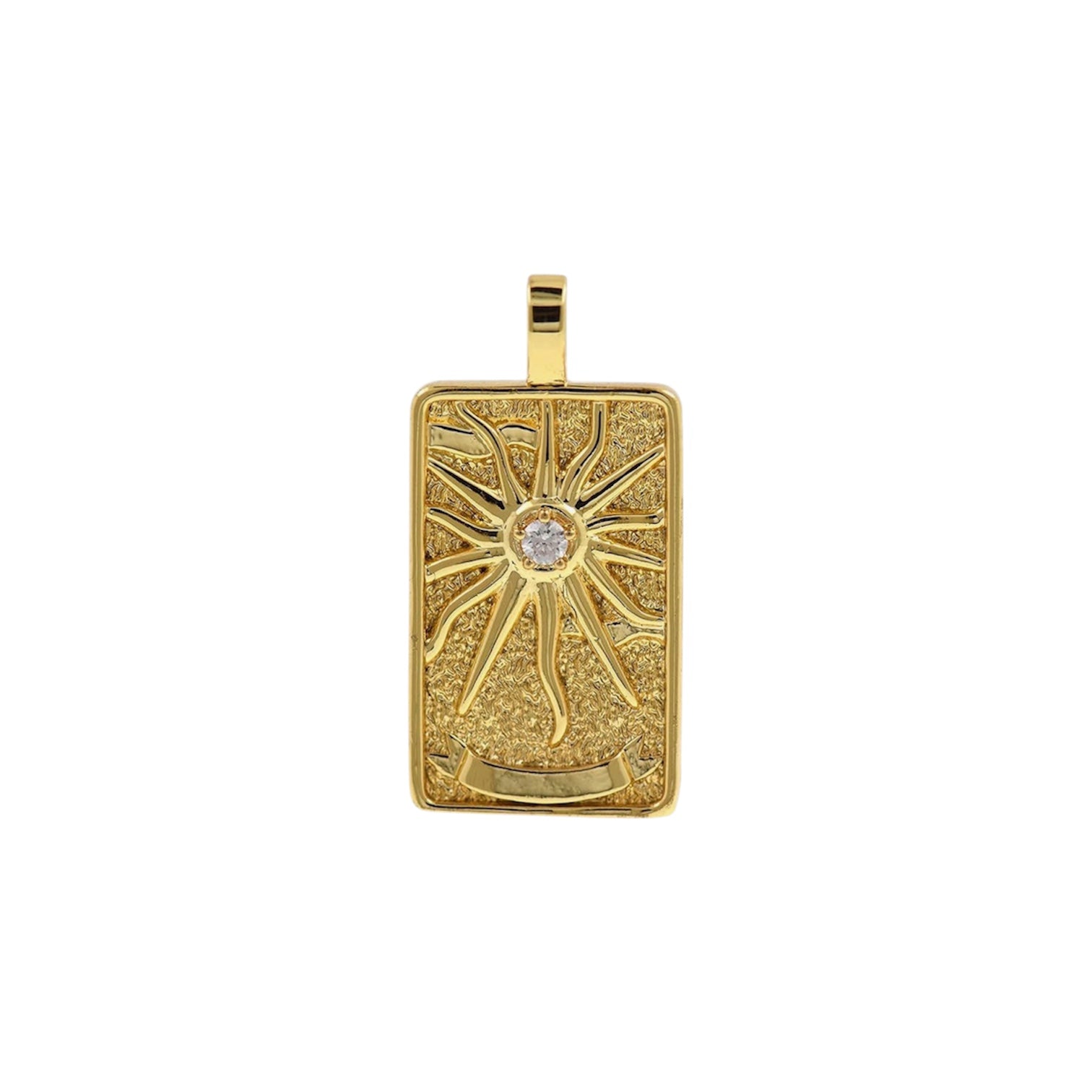 THE SUN TAROT CARD NECKLACE