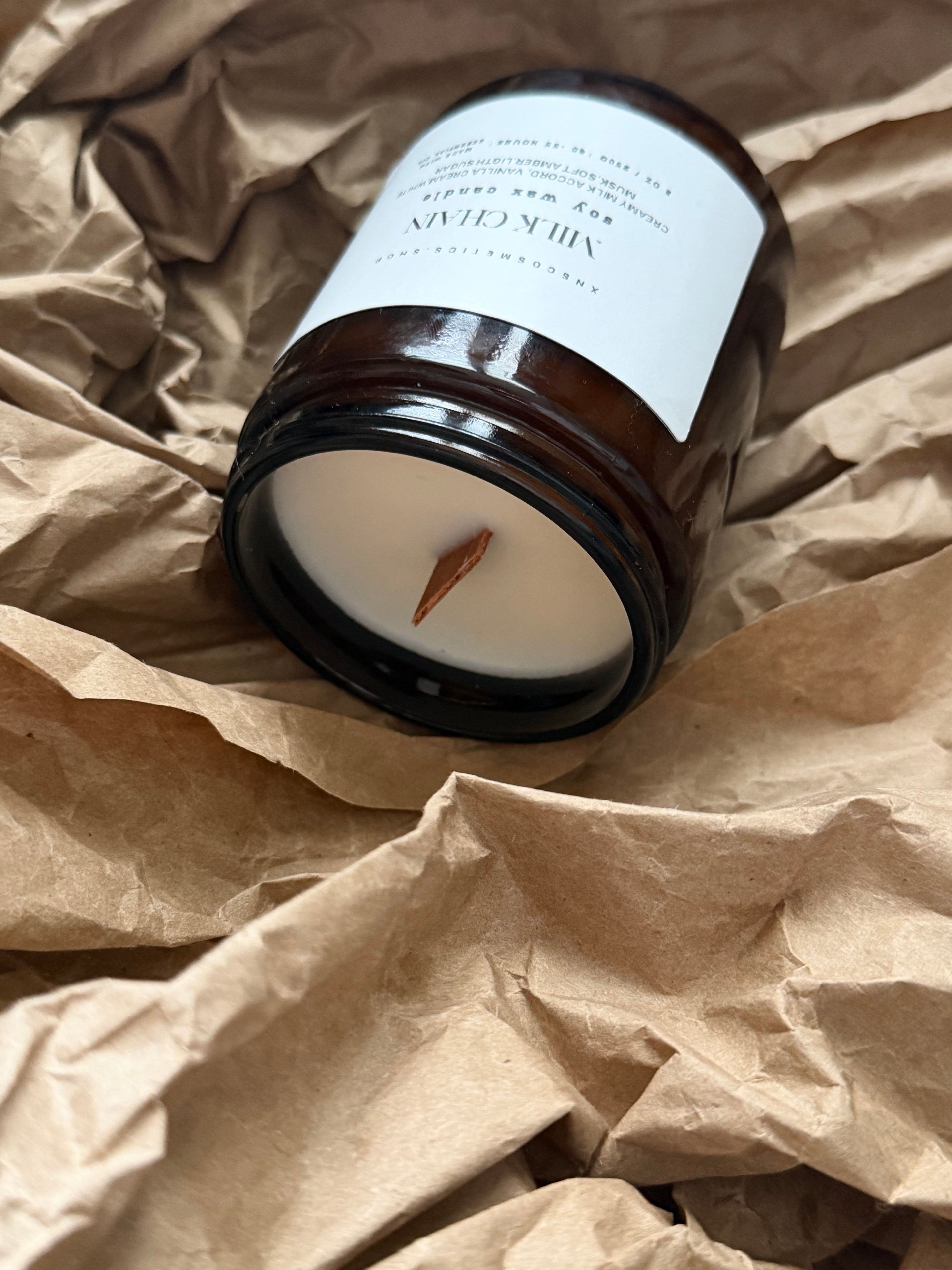 MILK CHAIN SOY WAX CANDLE