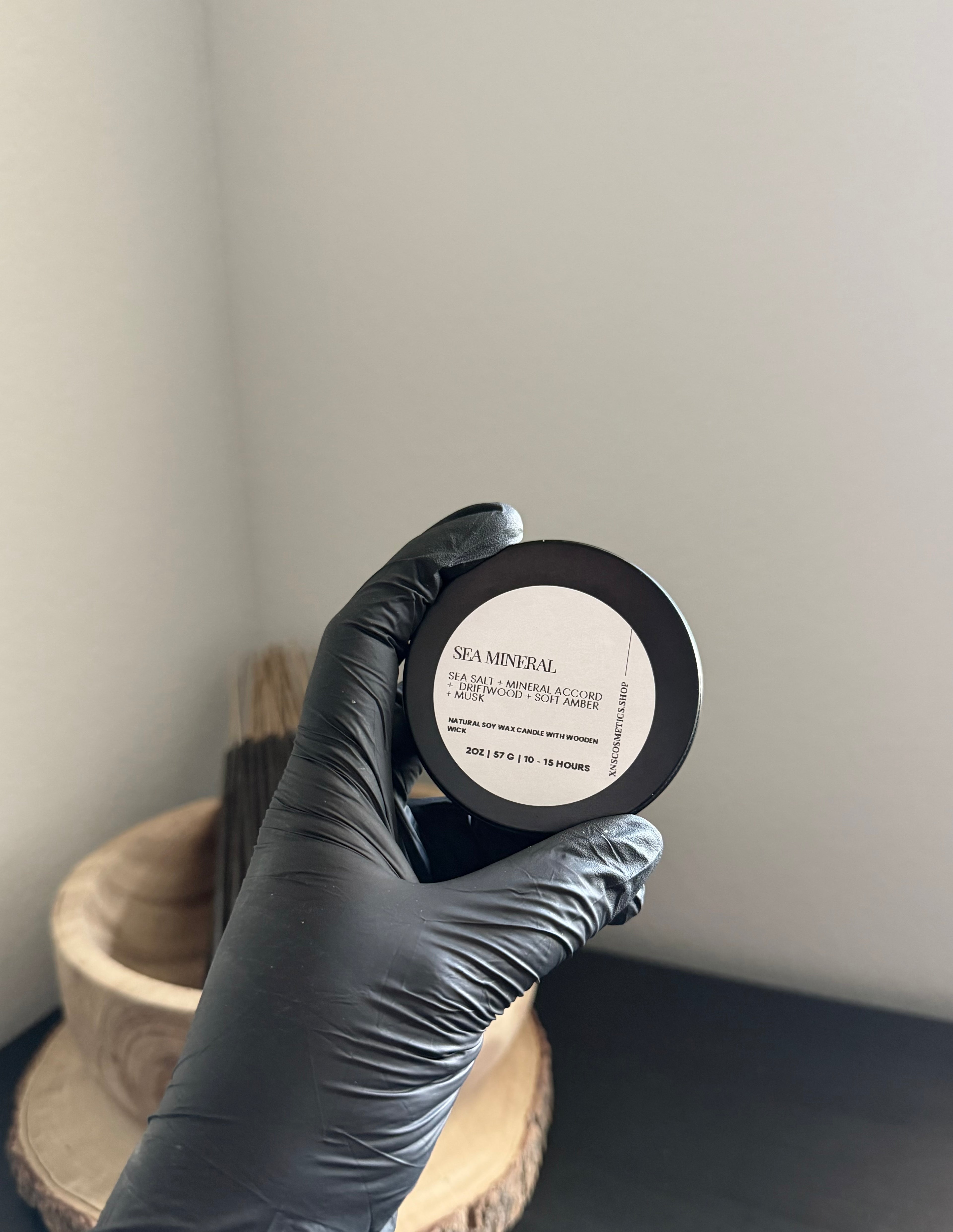 SEA MINERAL TRAVEL TIN CANDLE
