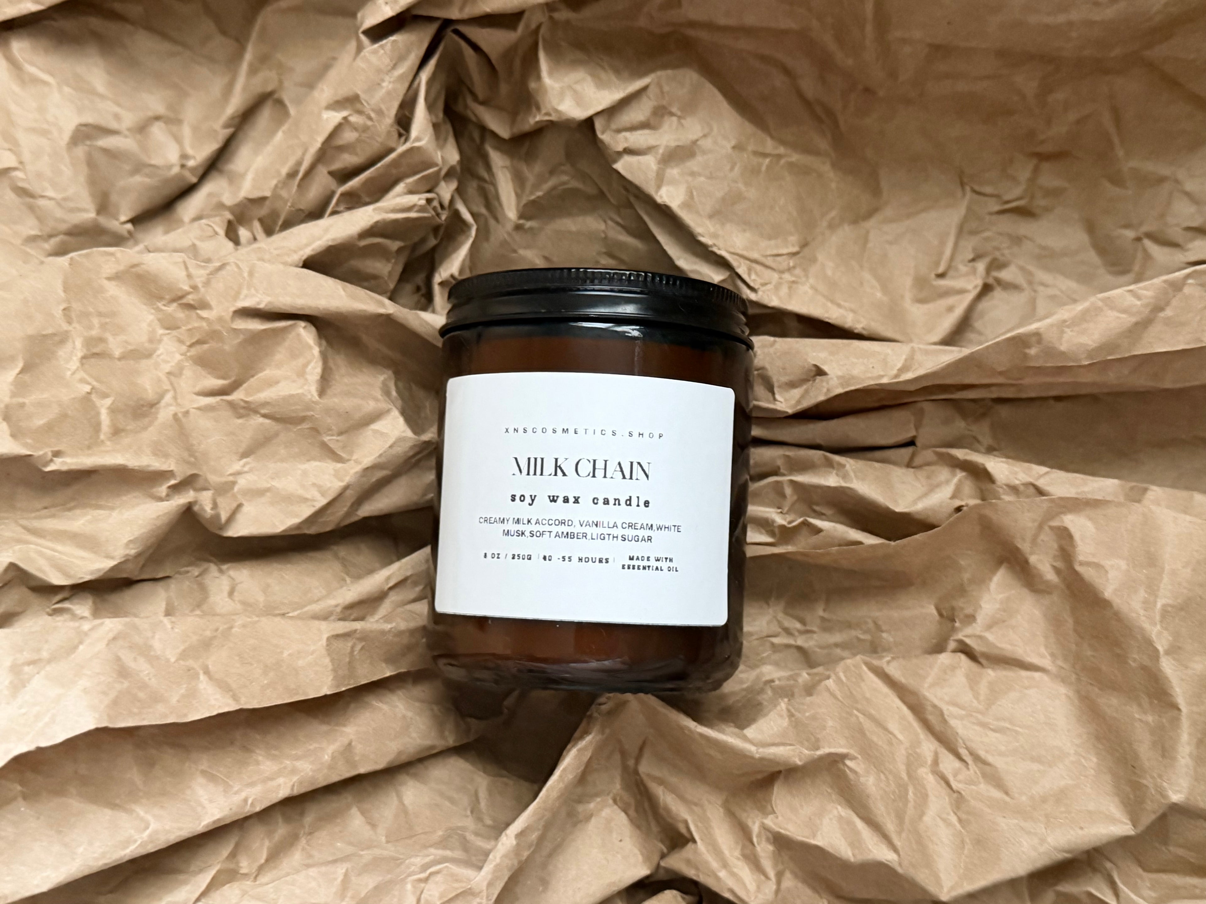 MILK CHAIN SOY WAX CANDLE