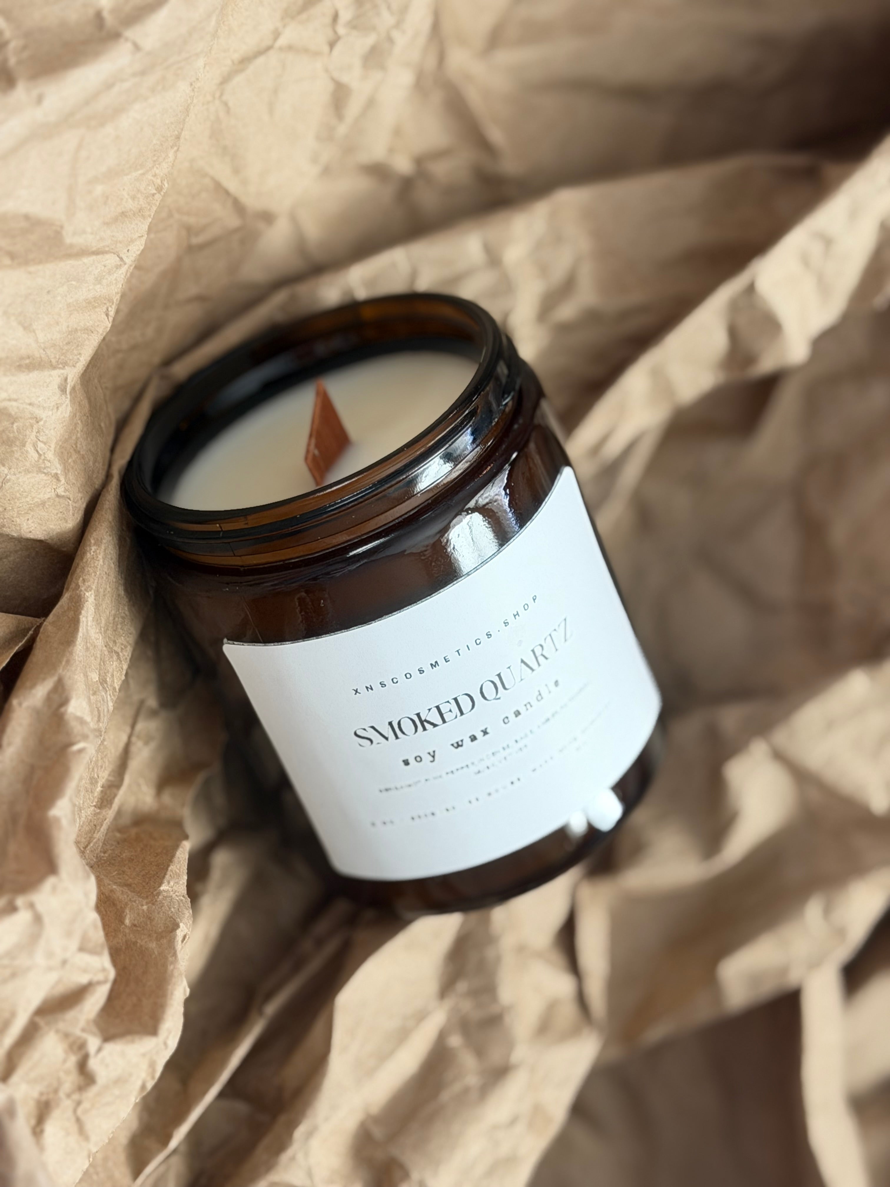 SMOKED QUARTZ SOY WAX CANDLE