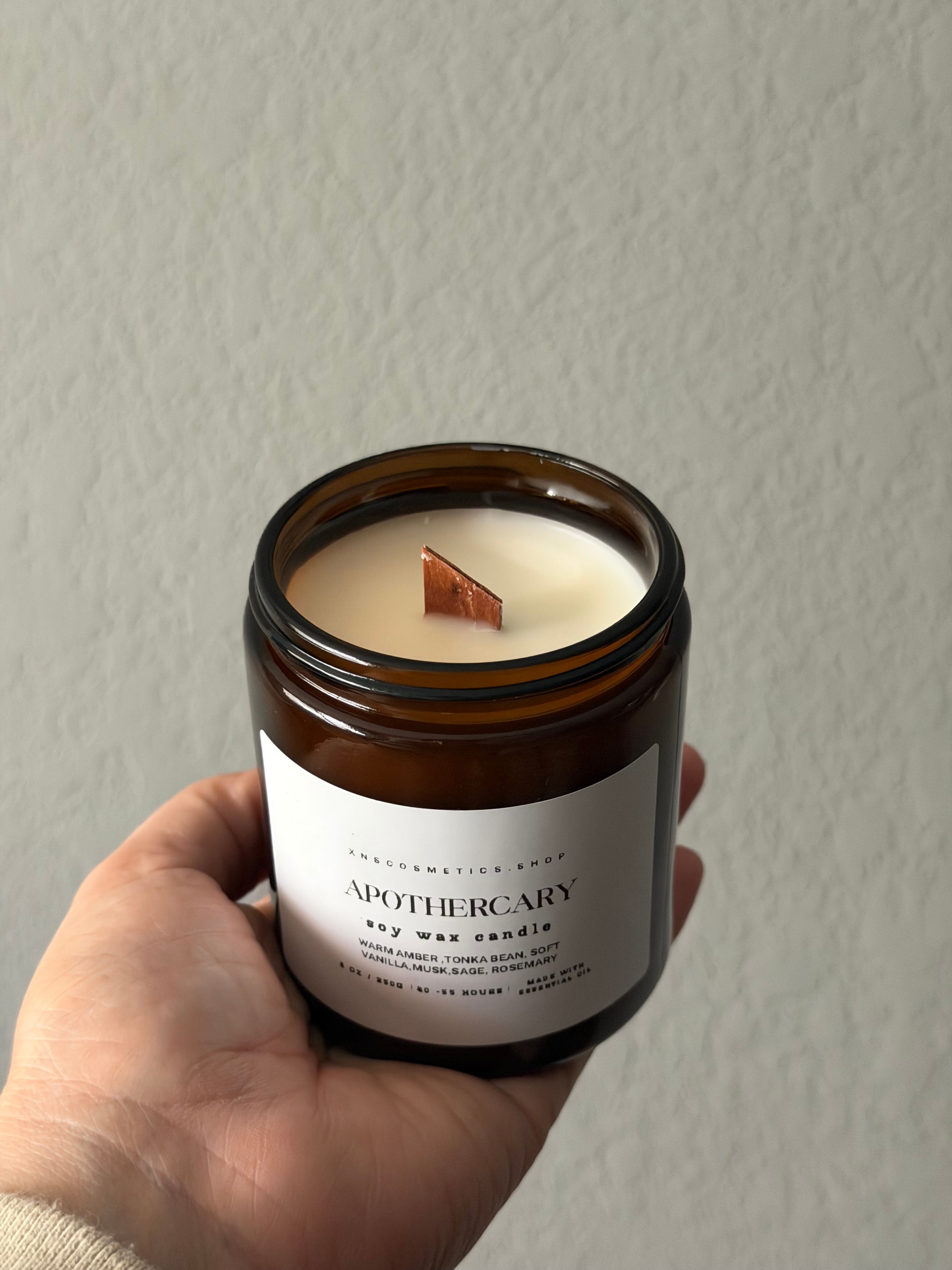 APOTHECARY SOY WAX CANDLE