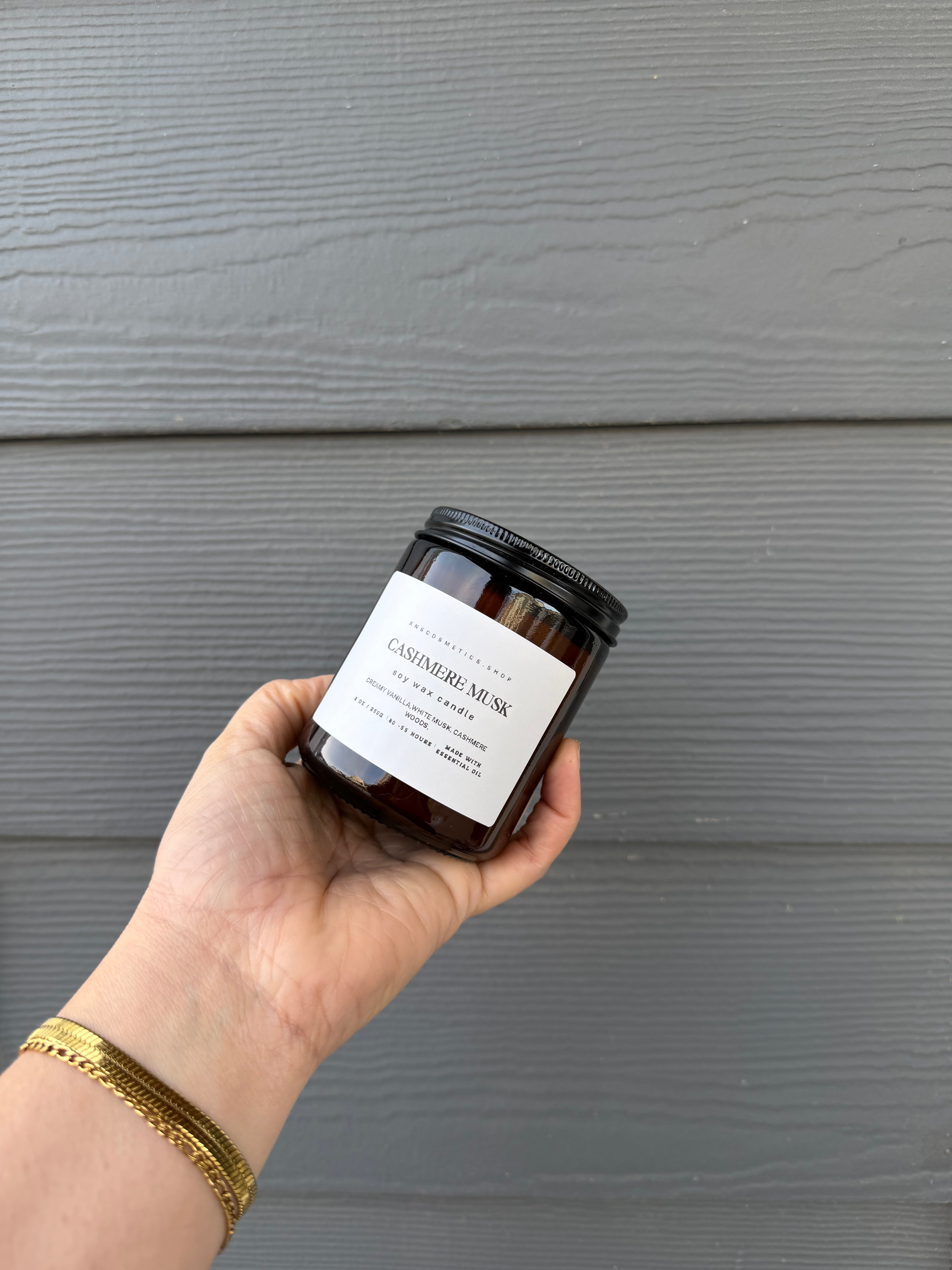 CASHMERE MUSK SOY WAX CANDLE