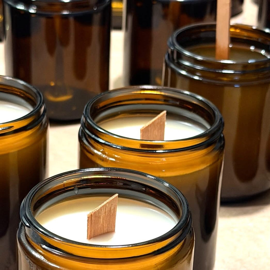 BLACK COCONUT SOY WAX CANDLE