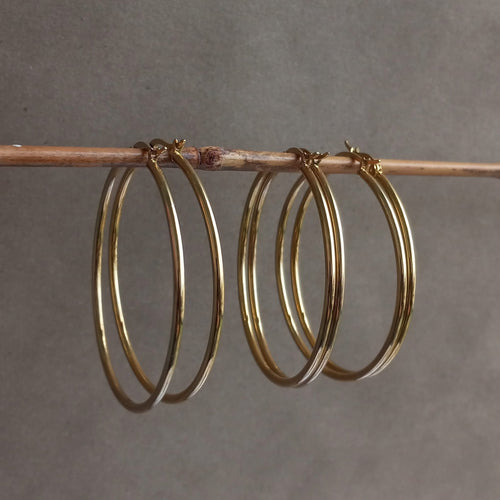 AURA HOOP EARRINGS
