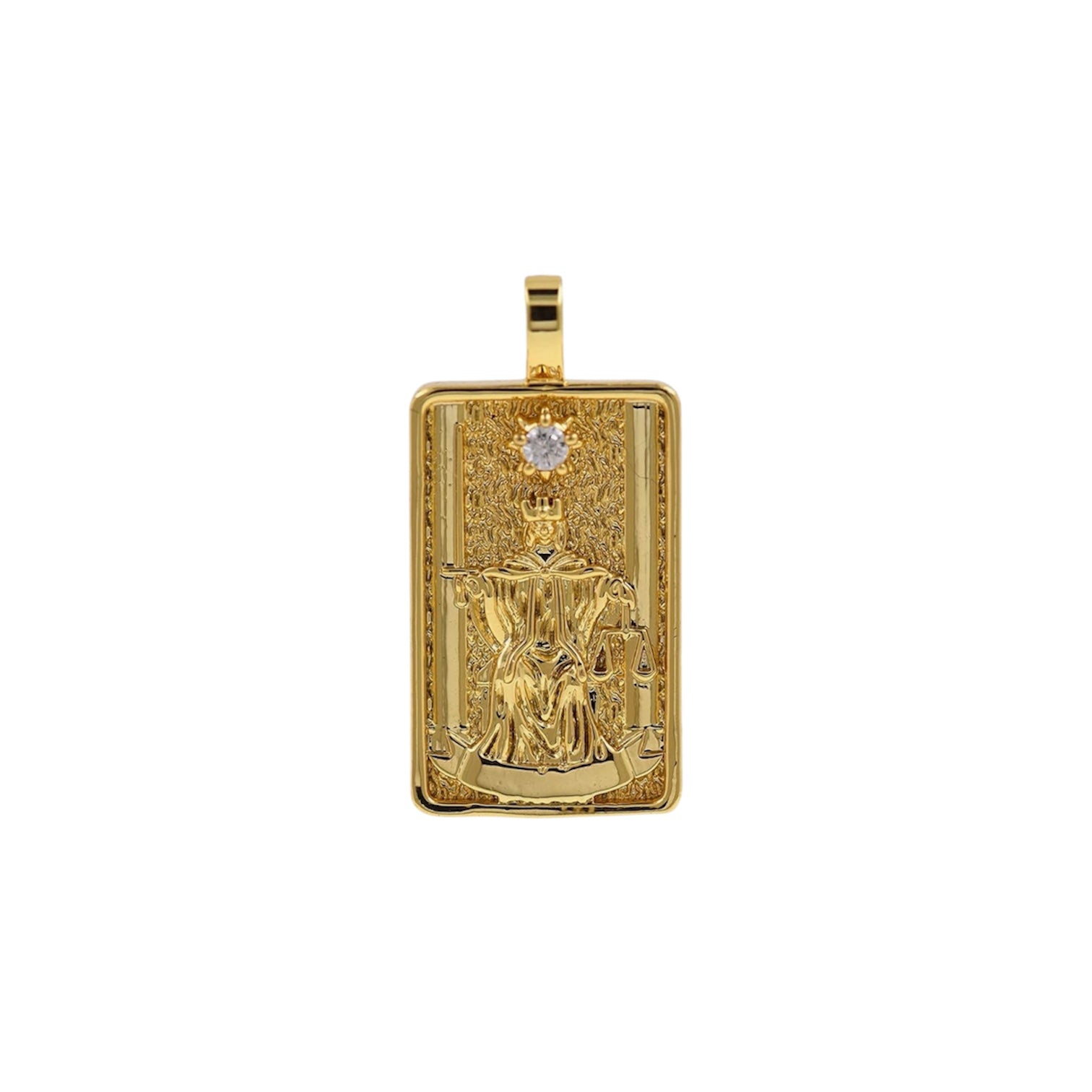 THE JUSTICE TAROT NECKLACE